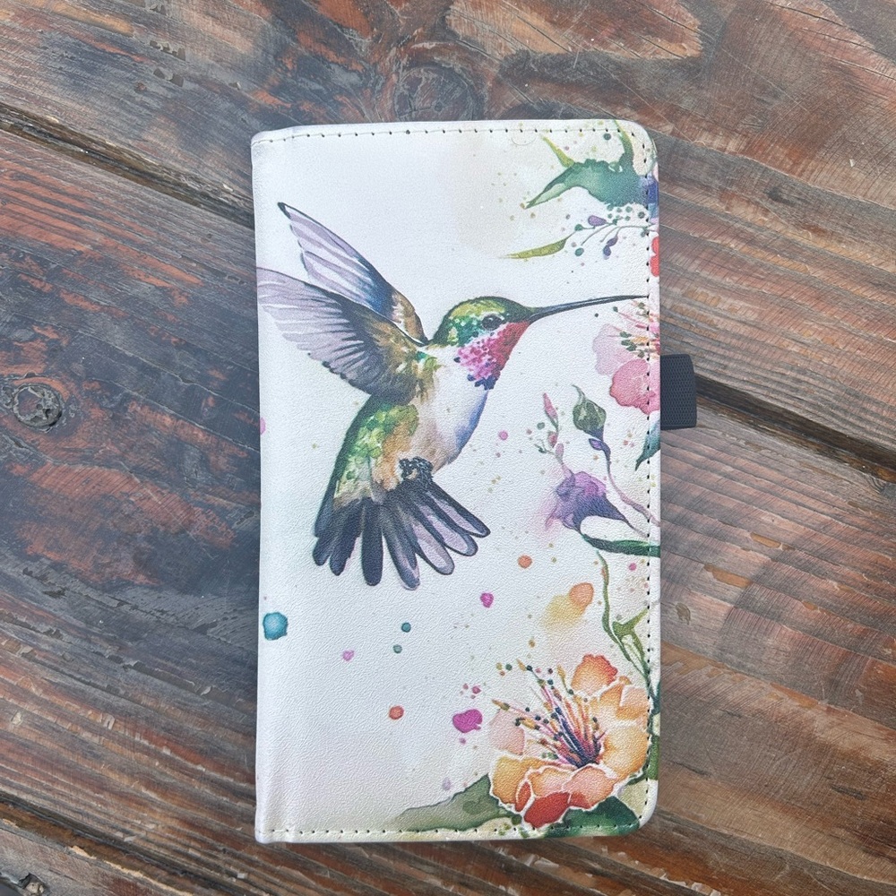 Hummingbird Floral Wallet